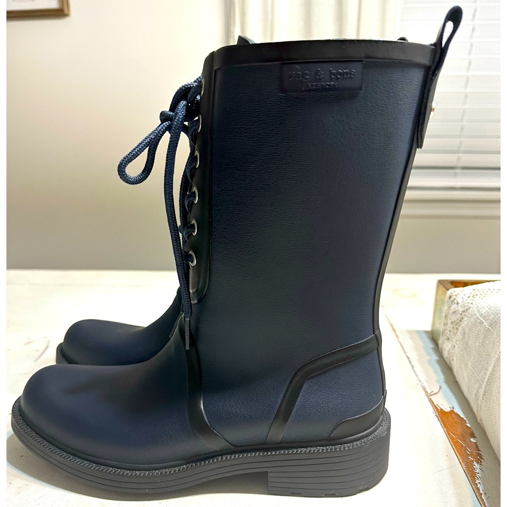 Rag & bone womens water boots size 36,or US 6. Wore once, stickers still on boot